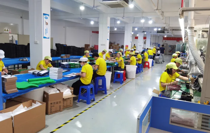 Dust-free assembly line workers